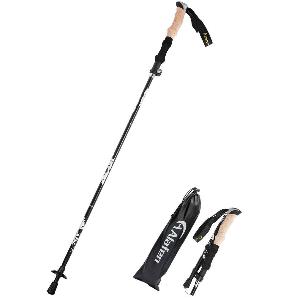 Lightweight Collapsible Trekking Pole - 7075 Aluminum Adjustable
